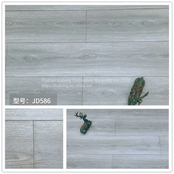 Foshan Wholesale 9mm Composite Wood Flooring Office Exhibition Hall Stores Laminate Flooring Manufacturers Direct Sales MDF Wood Flooring photo-5