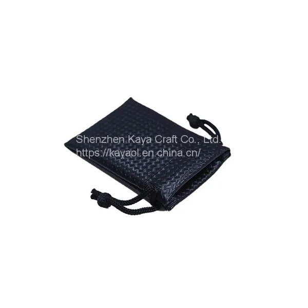 High End Excellent PU Leather Gift Jewelry Drawsrting Pouch Bags photo-4