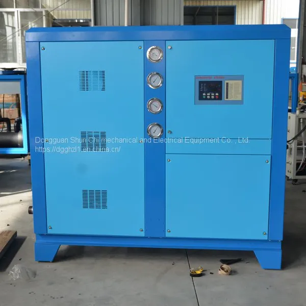 SCAIR Water Cooled Shell and Tube Type 8HP Low-temperature Ice Water Machine Cooling Unit Chiller photo-3