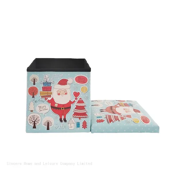 PVC Ottoman With Pattern photo-4