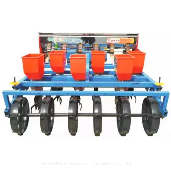 Walking Tractor Peanut Beans Seeder Double Rows Machine Broad Bean Seeder photo-4