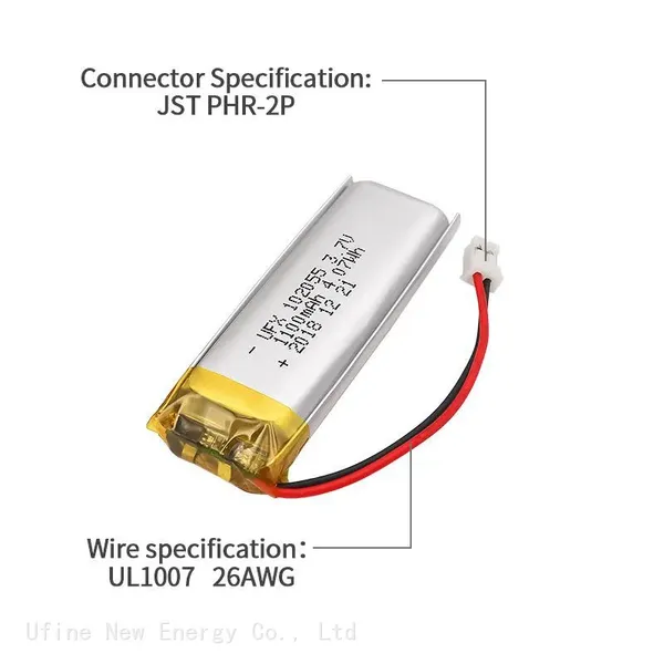 Lithium Battery From China WholesaleRechargeable Battery For Iphone UFX 102055 1100mAh 3.7 v Lipo Battery photo-3