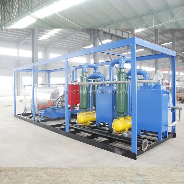 Mini Scale Waste Tire Plastic Pyrolysis Machine Recycle Used Tyre Plastic to Fuel Oil With High Oil Yield photo-4