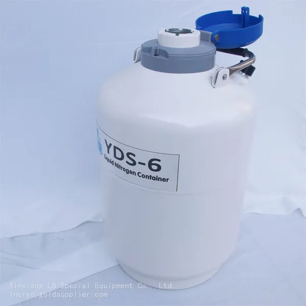 Light Weight Liquid Nitrogen Container of Frozen Vaccine in Hospital 6L photo-5