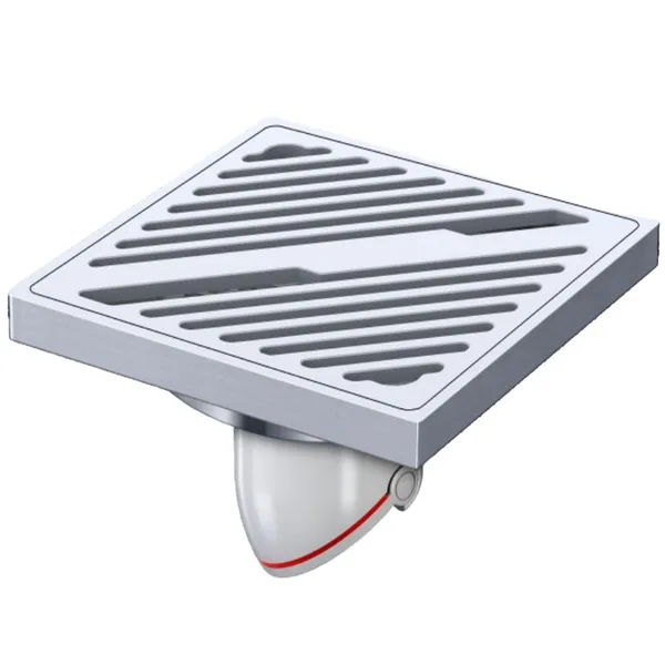Modern Design All-Pure Copper Main Body Shower Anti-Blocking Deodorizing Kitchen Bathroom Floor Drain Factory Price for Hotels