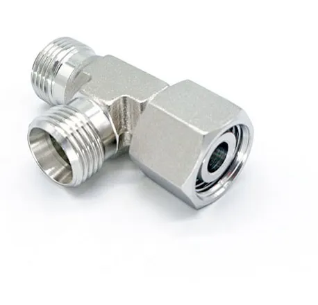 304 Stainless Steel Tee Fitting With Loose Nut, Ferrule-Type Hydraulic Tube Adapter, Yonghua Eaton Standard (CC, CD) photo-2