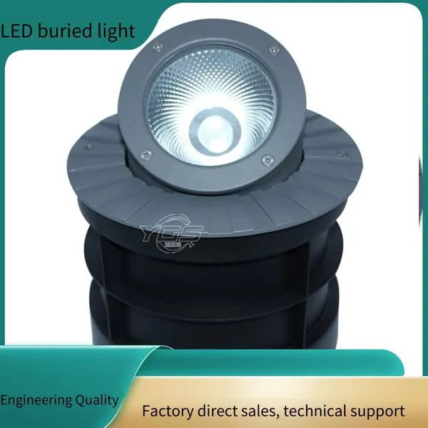 Led Outdoor High-power In-ground Lights With Adjustable Angle and Telescopic Function, Cob 10w, Single Color Constant Light, Dmx512 Full-color With Control photo-4