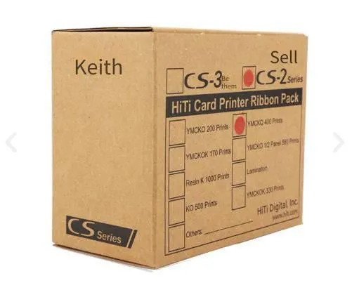 Hiti Cs-200e id Card Printer Consumables, 200e Original Color Ribbon for 400 Prints photo-3