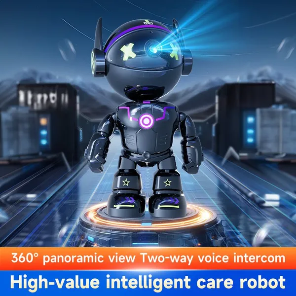 WiFi Home Robot Surveillance Camera With 5MP Resolution, Two-Way Voice Intercom, and Face Detection photo-5