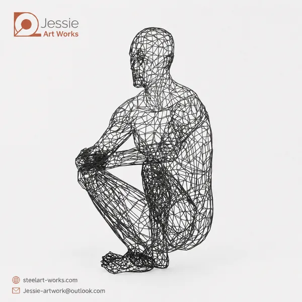 Office Building Figure Statue for Public Interior Art photo-2