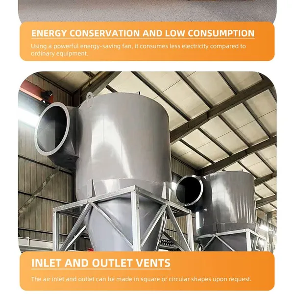 Carbon Steel Cyclone Dust Collector Industrial Cyclone Dust Collector Multi-cyclone / Multi-tube Cyclone photo-5
