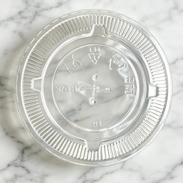 Clear PET Flat Lid photo-3