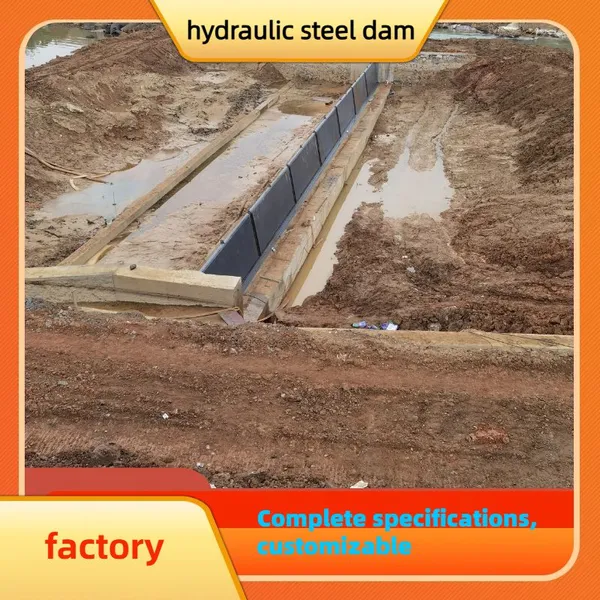 Anti-overflow Hydraulic Steel Dam With Dynamic Angle Regulation For Reservoir Spillway photo-2