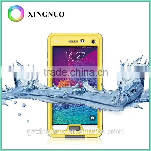 Hybrid Kickstand Rugged Waterproof Case for Samsung Note 4