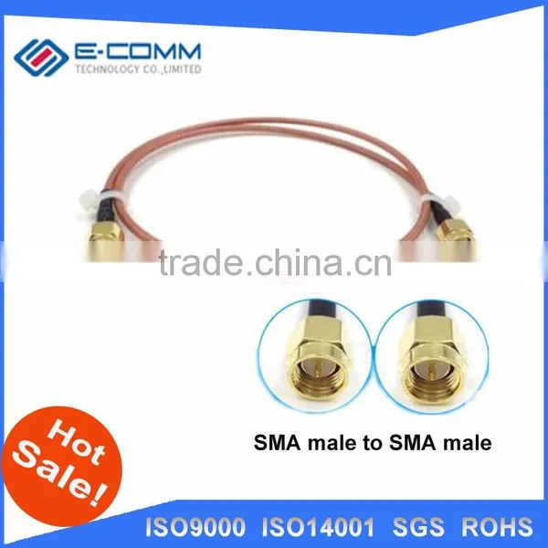 Hot Sale! SMA Male Plug Connector Switch SMA Male Plug Convertor RG316RF Coaxial Jumper Cable15CM 6" Adapter photo-2