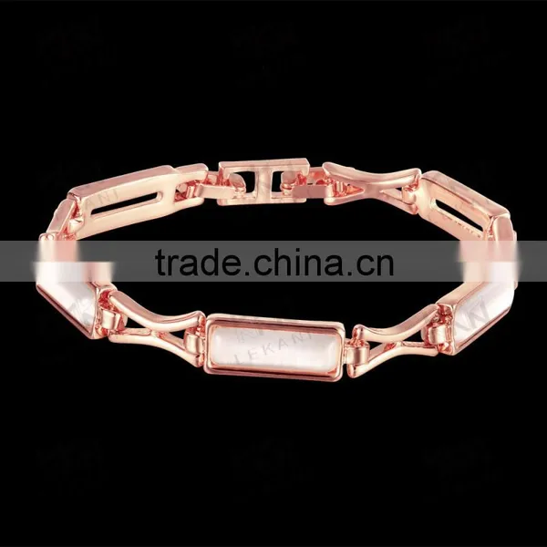 Hot European Custom Handmade 18K Gold Plated Charm Bracelet photo-2