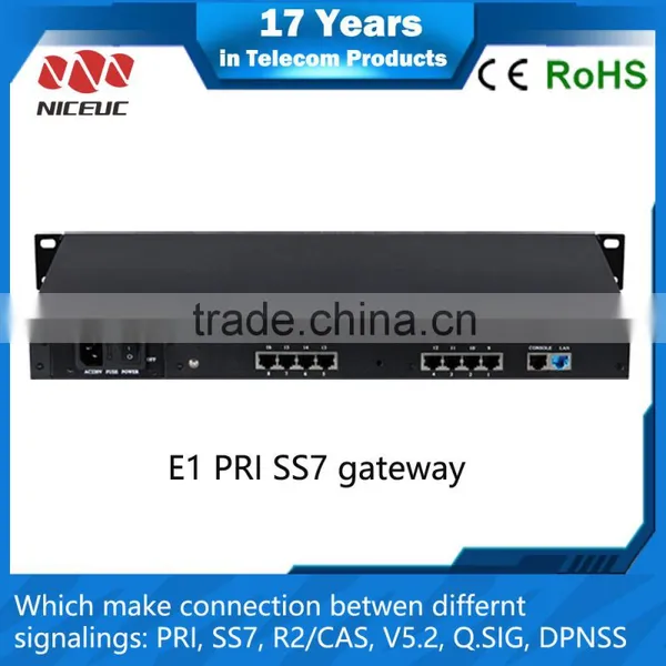 E1 PRI SS7 Gateway Which Makes Connection Between SS7, ISDN PRI, R2, V5.2, Q.SIG. photo-2