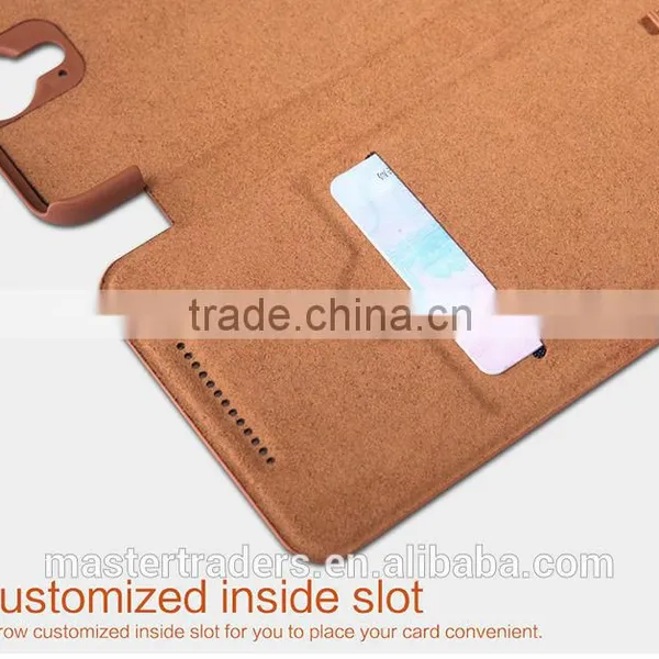 Original NILLKIN Qin Series Wallet Flip PU Leather Case For HTC One E9 Plus MT-3513 photo-4