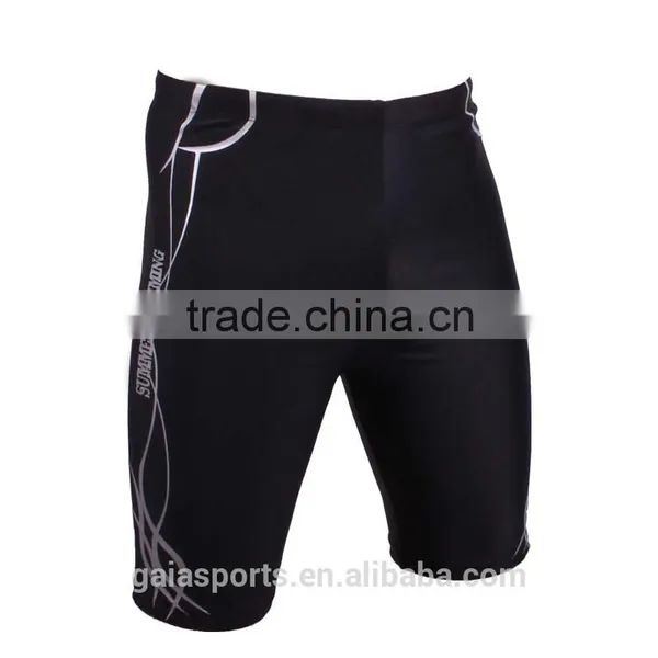 The Men's Tight Long Swimming Trunks