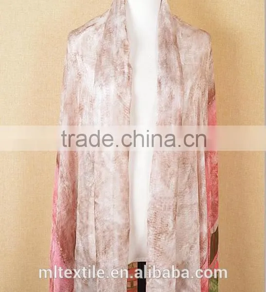 Digital Print Silk Fabric for Dress Chiffon Wholesale Indian Chiffon Silk Fabrics photo-2
