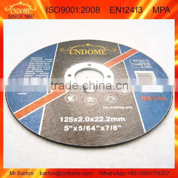 125x2x22.2mm Super Thin Abrasive Diamond Resin Cutting Disc For Marble/norton Quality photo-2