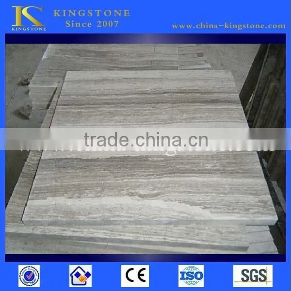 Cheap Chinese Wood Grain White Marble in Stock photo-4