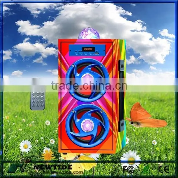 NT-WS002 Trade Assurance Supplier LED Wood Speaker photo-5