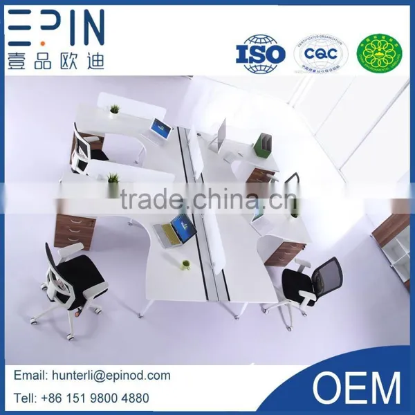 Epin Hotsale Modern Office Work Station for 4 People photo-3