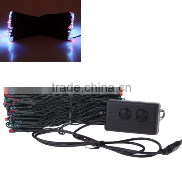 Flash /Steady On 200pcs RGB Christmas String Light For Outdoor Fairy Mas Tree Wedding Holiday Party Garden Decoration USB DC 5V photo-2