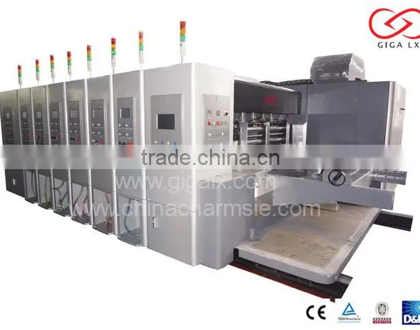 GIGA LX608CN Automatic Folder Gluer Machine Online With Flexo Carton Box Machinery photo-6