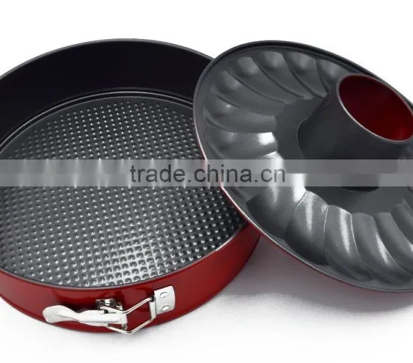 Carbon Steel Springform Cake Pans With Two Bottoms photo-3