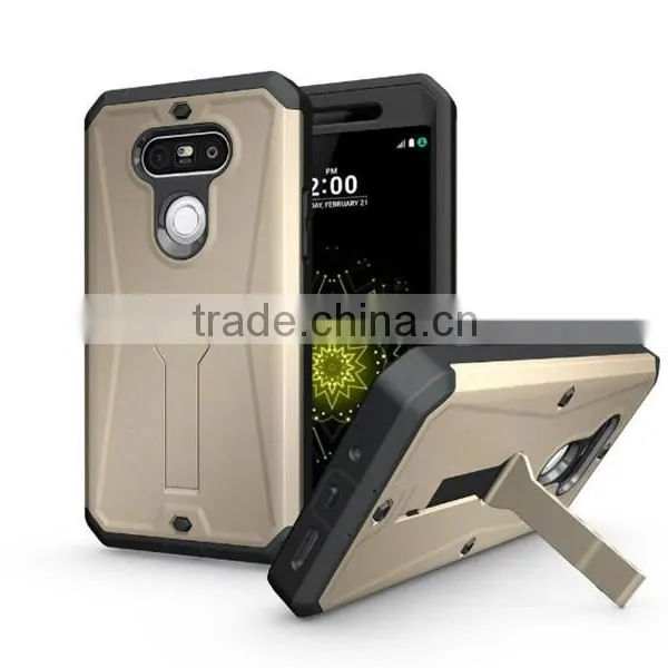 High Quality Kickstand Hybrid Robot Cell Phone Case For LG G5 photo-3