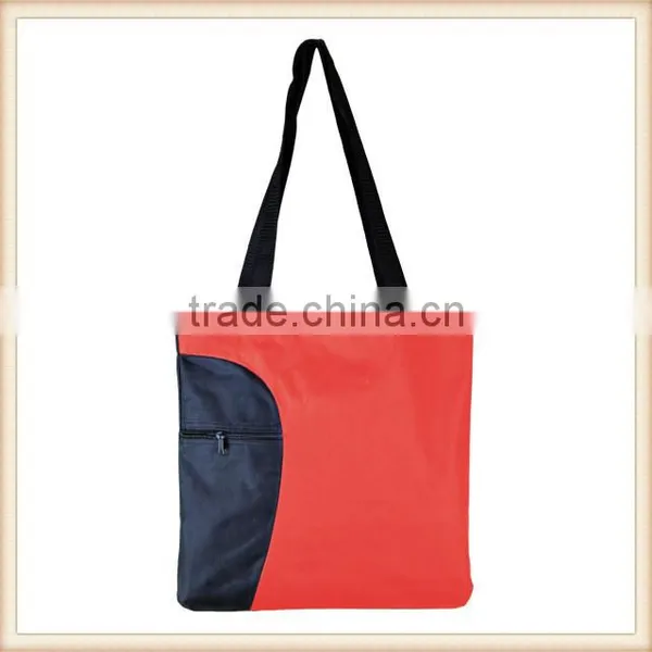 Fashion Design High Quality Nylon Tote Bag With Zipper Pocket photo-3