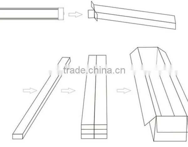 1500mm 50w High Quality Aluminum or Full PC IP65 Led Tri-proof Light photo-6