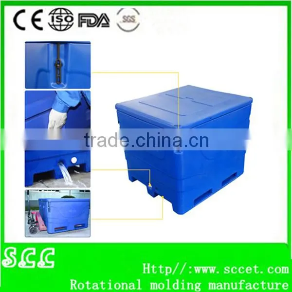 Plastic Ice Box for Fish Cooling Store Fish Bin Fish Tubs Fish Case Fish Box photo-2