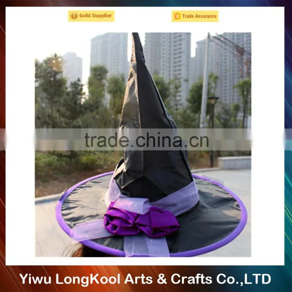 Ladies Deluxe Halloween Hat Party Playtime Cosplay Witch Hat photo-2