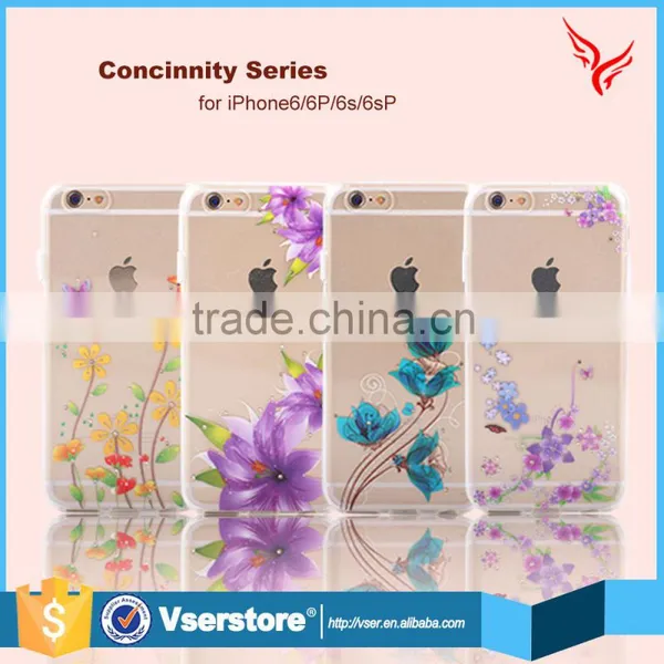 2016 Fashion Luxury Phone Case With Diamond for IPhone6 6s Mobile Phone Cove Cases photo-3