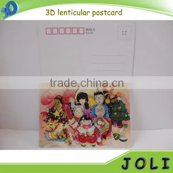 3D Motion Lenticular Postcard Christmas 3d Post Card photo-2
