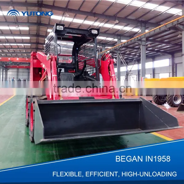 Load 1 Ton 75hp Mini Skid Steer Loader For Sale photo-4