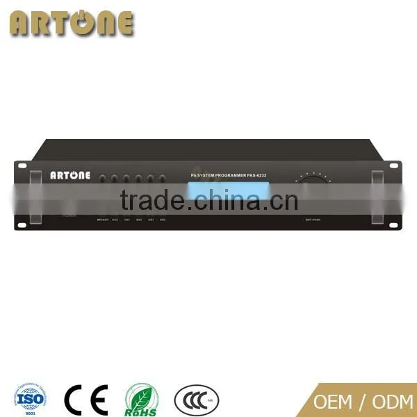 Public address System Intelligent programmable Background pa ystem matrix Music Weekly Timer player