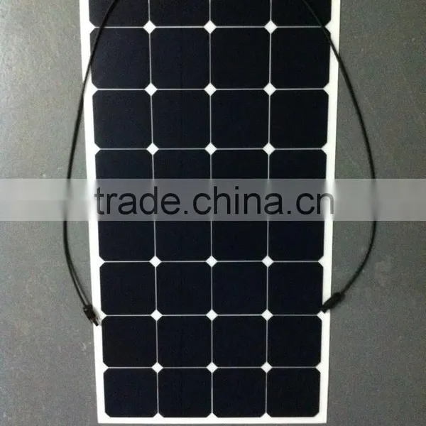 100W Mono Cell Semi Flexible Solar Panel Made-in-China photo-2