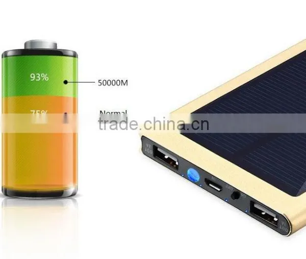 Oem Slim Power Bank,mini Power Bank,solar Power Bank Charger;portable Solar Power Bank Waterproof Solar Power Bank Universal Sol photo-2
