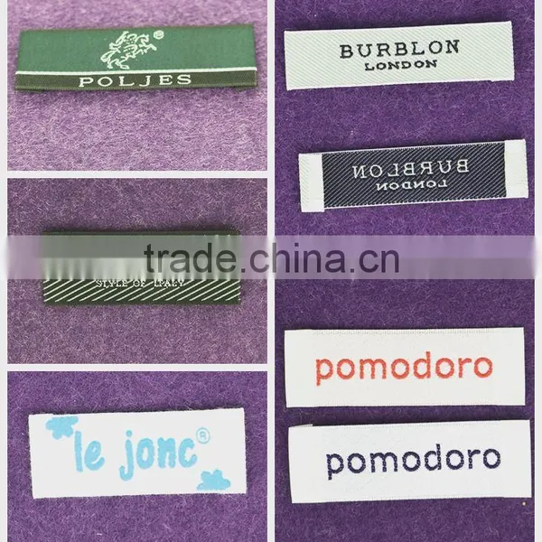 Double Side Label Woven Garment Label In High Quality,Woven Labels Double Side photo-2