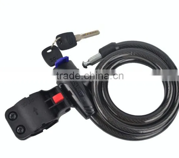 Hot Selling Good Quality Anti-theft Bicycle Cable Lock Spiral Lock photo-2