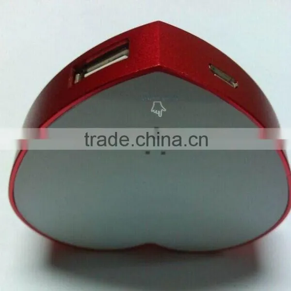 Lithium Polymer Battery Power Bank 3500mah, Heart Shade Power Bank Mini Portable Battery Charger photo-2