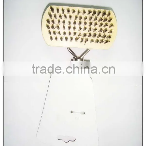 Square Pet Dog Brush, Wooden Handle Pet Comb Brush photo-2