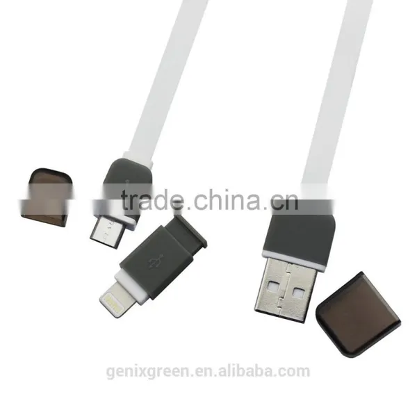 2015 Best Flat Cord Wire and Data Cable Hot Selling Flat Usb Cable Charger for All Smart Phone photo-3