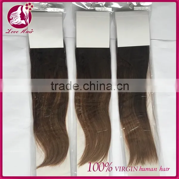 #2/#8 Ombre Color Jumbo Braiding Hair Human Hair Weaving Peruvian Grade 7A Quality photo-3