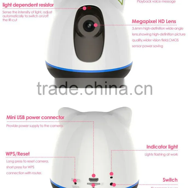 Trade Assurance Supplier Wireless Crying Detection Baby Home Security ip Camera Cctv Baby ip Camera Wireless photo-3