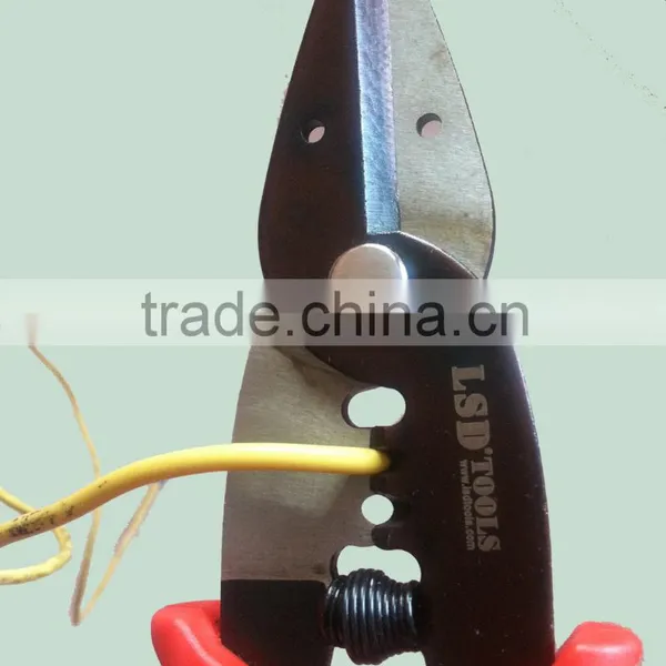 Wire Stripper and Cutter Mini Pliers Type Multi Purpose Hand Tool LS-104C photo-3